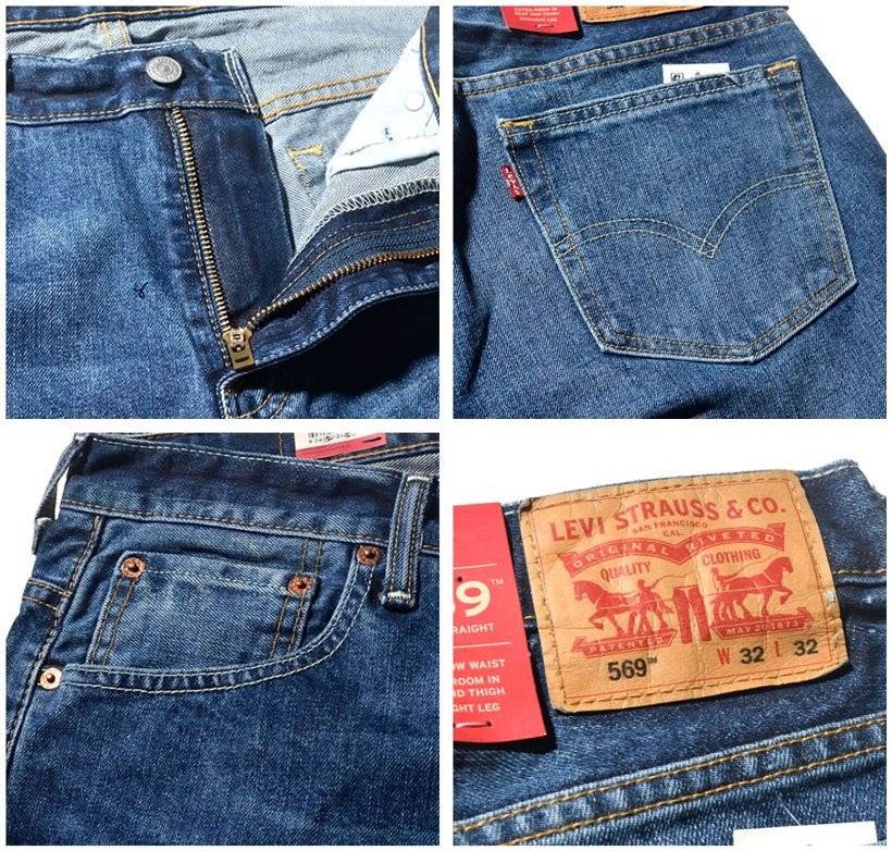 リーバイス 569 デニム ジーンズ LEVI'S LOOSE STRAIGHT デニムパンツ ルーズフィット ジップフライ