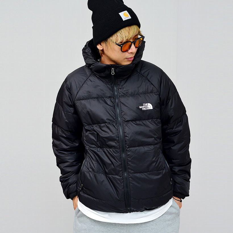 ノースフェイス ダウンジャケット メンズ THE NORTH FACE Hydrenalite Down Hoodie NF0A5GIE USモデル  2022秋冬 ブラック