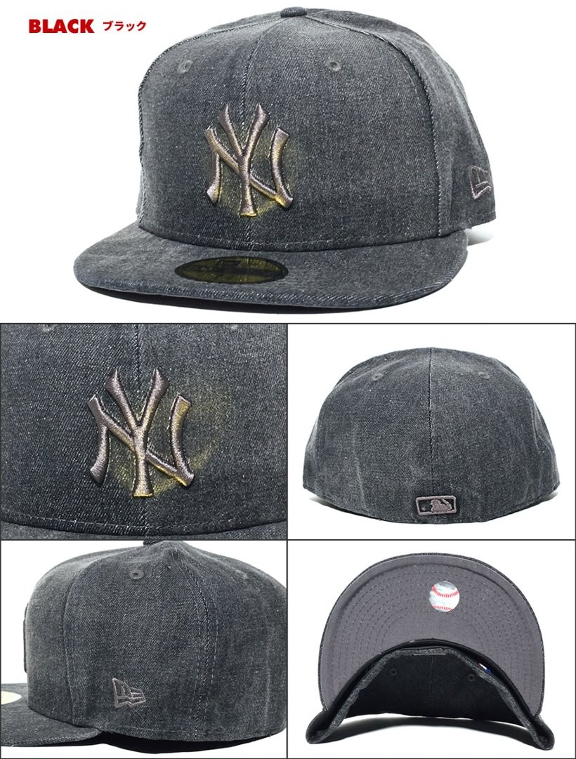 ニューエラ キャップ メンズ ベースボールキャップ NEWERA 59FIFTY デニム ニューヨーク・ヤンキース NY 2017 春夏 新作