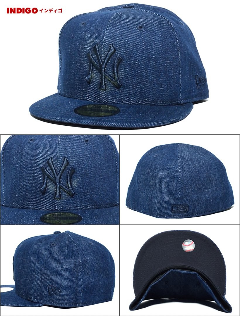 ニューエラ キャップ メンズ ベースボールキャップ NEWERA 59FIFTY デニム ニューヨーク・ヤンキース NY 2017 春夏 新作