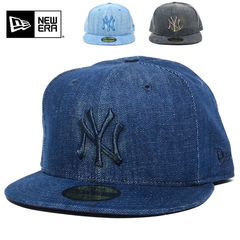 ニューエラ キャップ メンズ ベースボールキャップ NEWERA 59FIFTY デニム ニューヨーク・ヤンキース NY 2017 春夏 新作