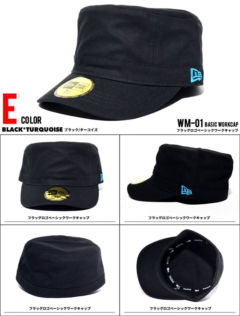 ニューエラ キャップ メンズ ワークキャップ NEWERA WM-01 ダックコットン 夏 サマー
