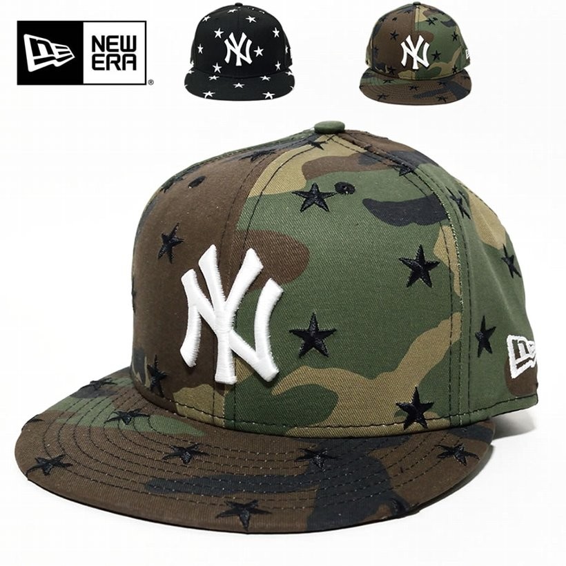 Newera ニューエラ ベースボールキャップ メンズ レディース 星柄 Ny