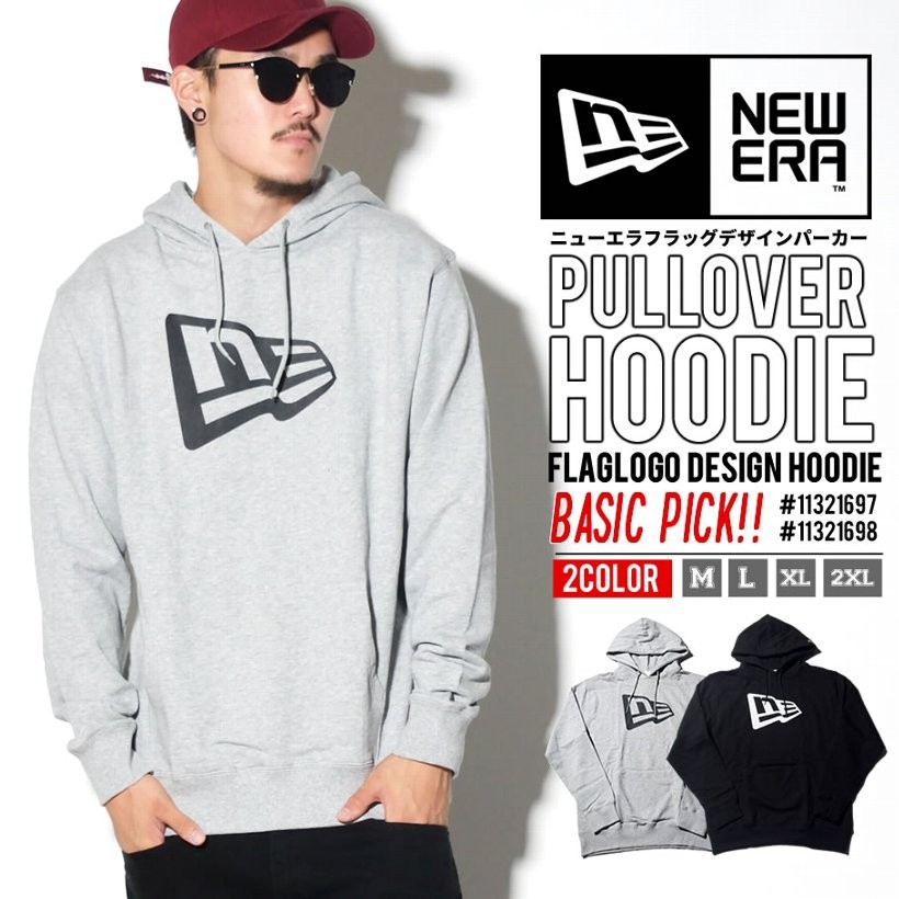 ニューエラ NEWERA プルオーバーパーカー Sweat Pullover Hoodie Flag Logo