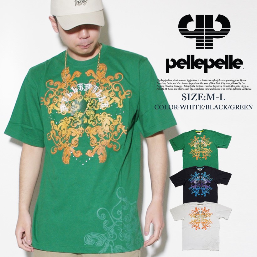 ペレペレ Tシャツ メンズ PELLEPELLE B系 ストリート系 スケーター ファッション 春