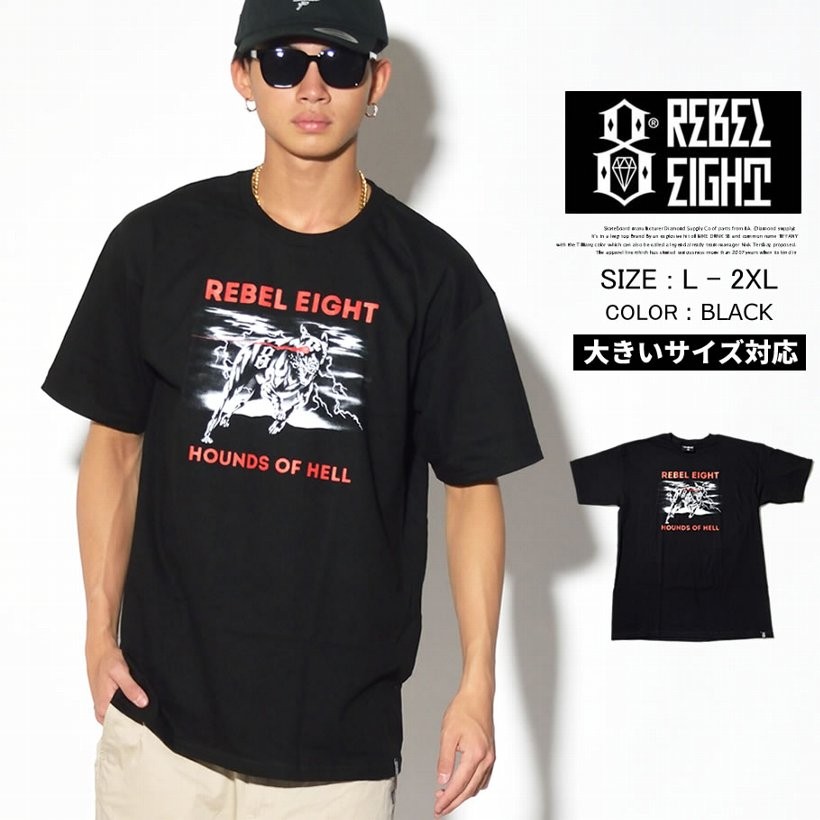 Rebel8 レベルエイト Tシャツ 半袖tシャツ メンズ 西海岸 タトゥー ヒップホップ Hiphop ファッション 通販 Rett100