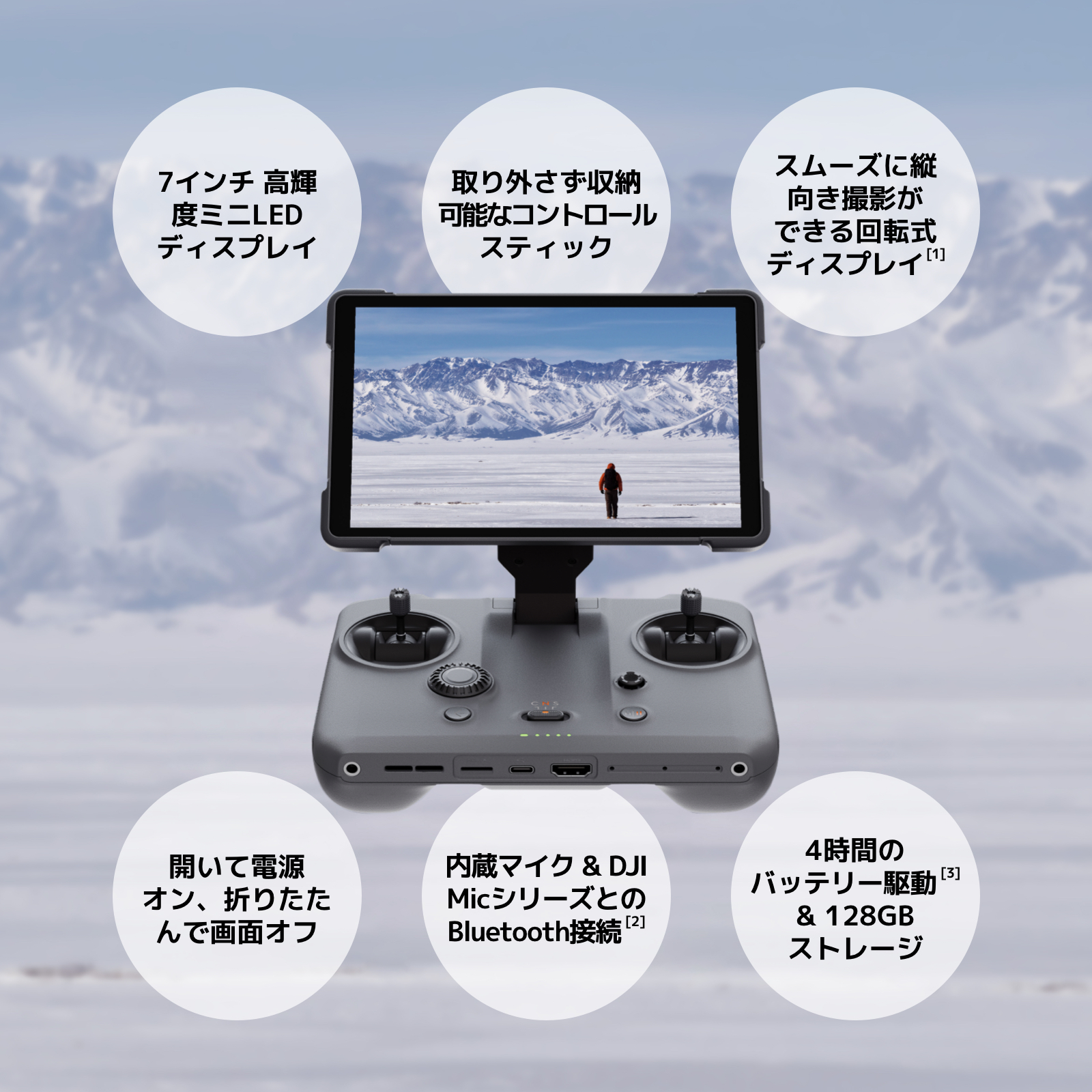 DJI RC Pro 2 ドローン用 コントローラー スマート送信機 Mavic