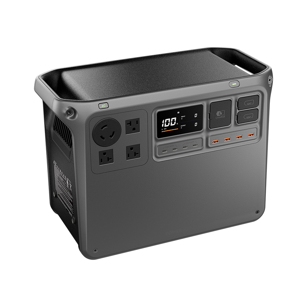 DJI Power 2000ソーラー200Wコンボ ポータブル電源 非常用電源