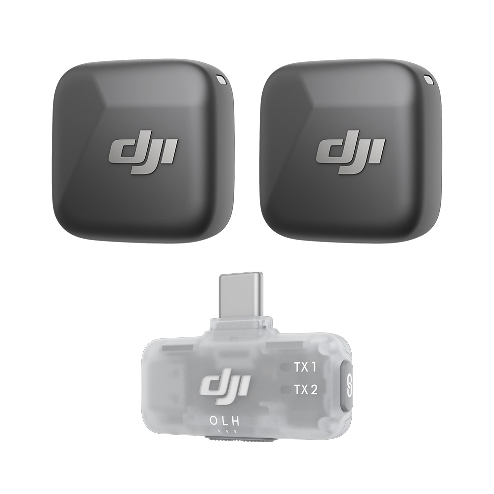 DJI MIC MINI マイク ワイヤレス トランスミッター レシーバー DJI ピンマイク ワイヤレス iphone 風防 DJI Mic Miniトランスミッター