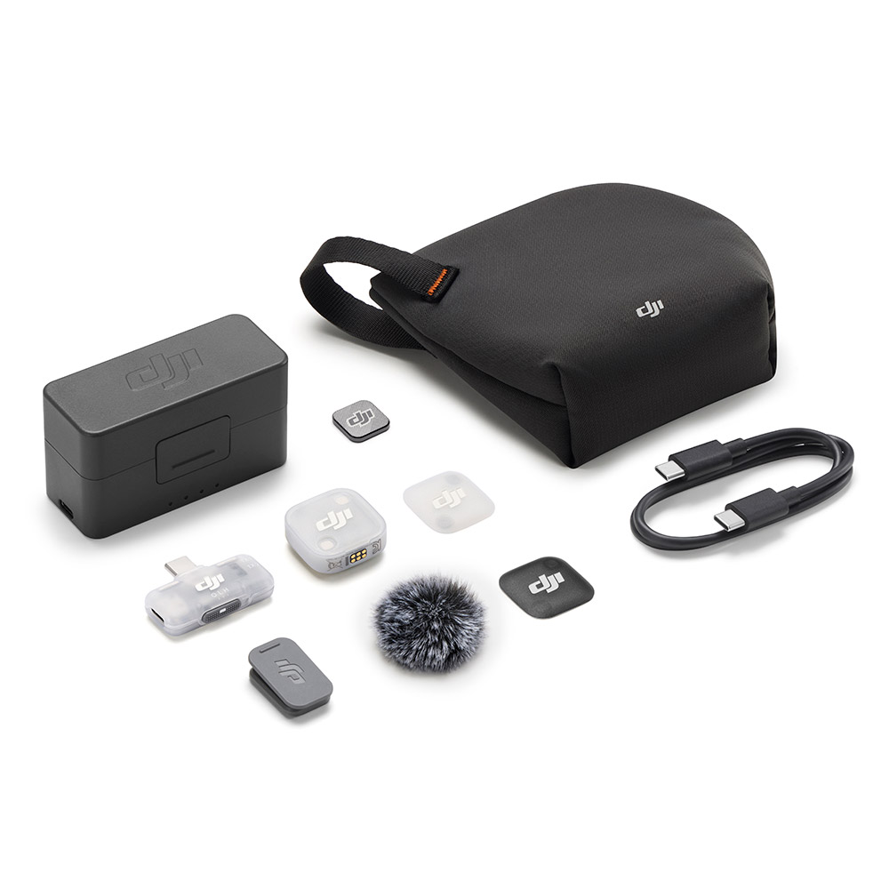 DJI 新製品 ピンマイク ワイヤレス iphone 風防 DJI Mic Mini 2（1TX+