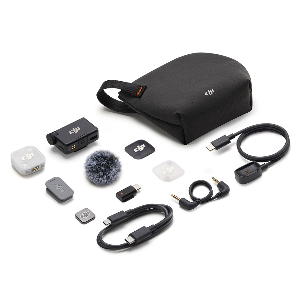 DJI 新製品 ピンマイク ワイヤレス iphone 風防 DJI Mic Mini 2（1TX+