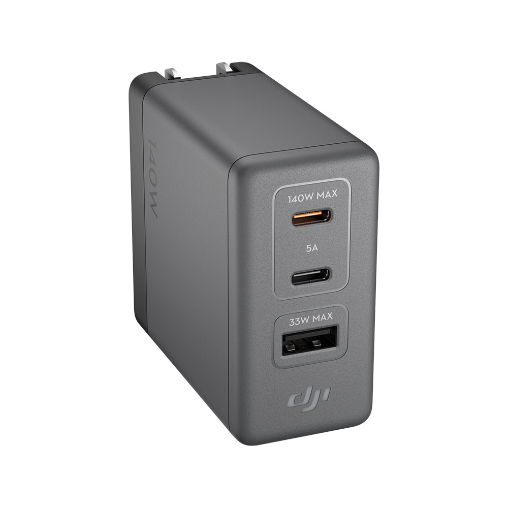 DJI 新商品 DJI Power 140W GaN 充電コンボ 高効率出力 7A 最大出力