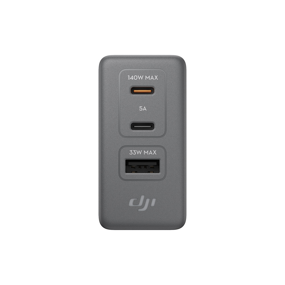 DJI 新商品 DJI Power 140W GaN 充電コンボ 高効率出力 7A 最大出力