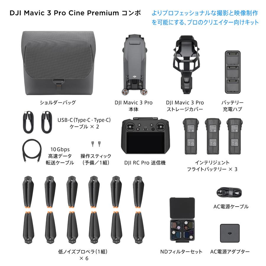 DJI Mavic 3 Cine Premium コンボ [OUTLET]