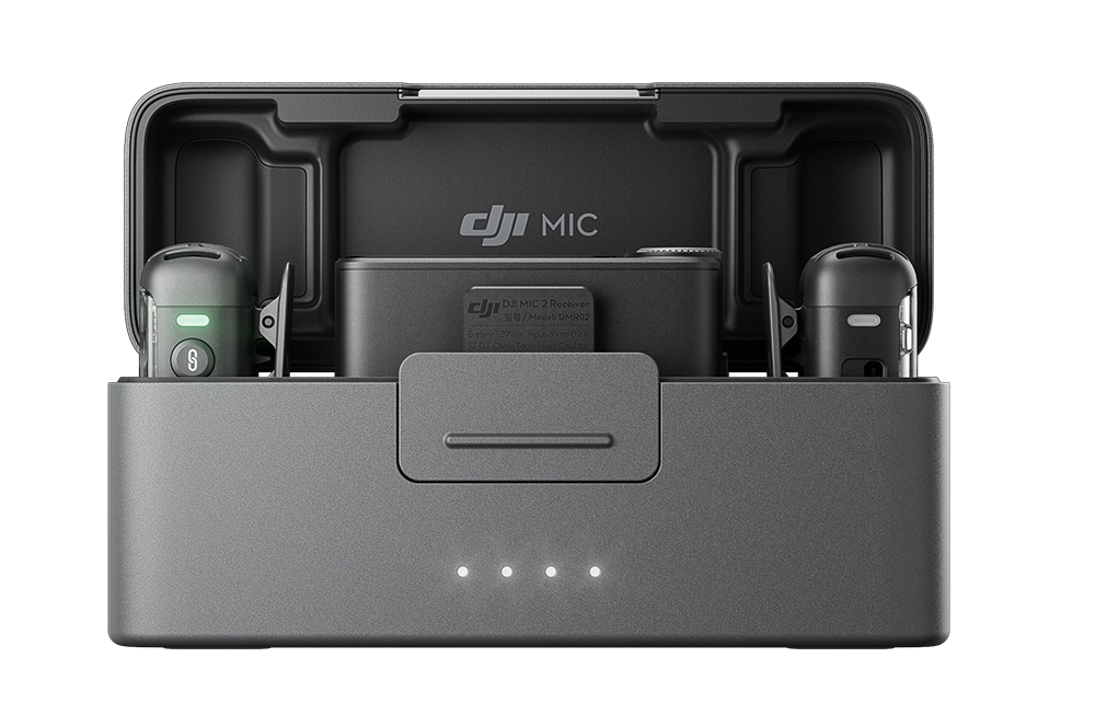 DJI MIC 2 ( トランスミッター2台 レシーバー1台 充電ケース付き 