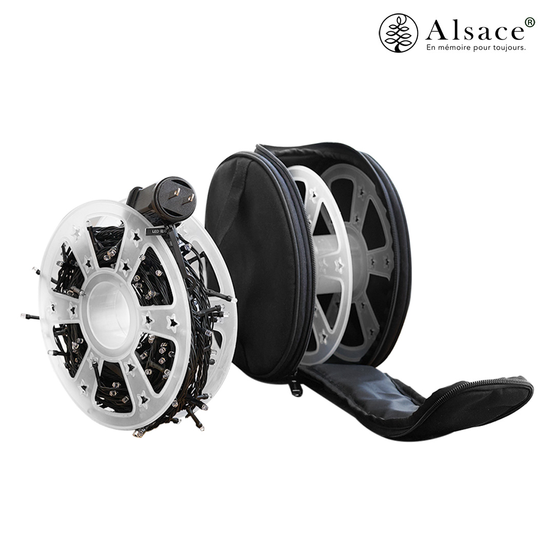 Alsace(R)公式 正規品 クリスマスツリー 収納バッグ アルザスツリー 【M/L/オーナメント用/イルミネーション用】片付け ポリエステル 生地 収納袋 柊 | Alsace | 07