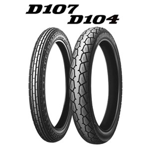 DUNLOP（ダンロップ） [特価][前後セット][現品限り] DUNLOP D107F
