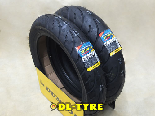 前後セット] DUNLOP D307F 100/80-14 D307A 120/70-14 [PCX HYBRID JF81] :  auc-d307-040 : DL-TYRE ヤフー店 - 通販 - Yahoo!ショッピング