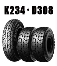[OZbg] DUNLOP Vi K234 3.50-10 D308 130/90-6 [WCX UP]