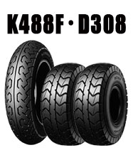 [OZbg] DUNLOP Vi K488F 4.00-12 D308 130/90-6 [WCLms[]