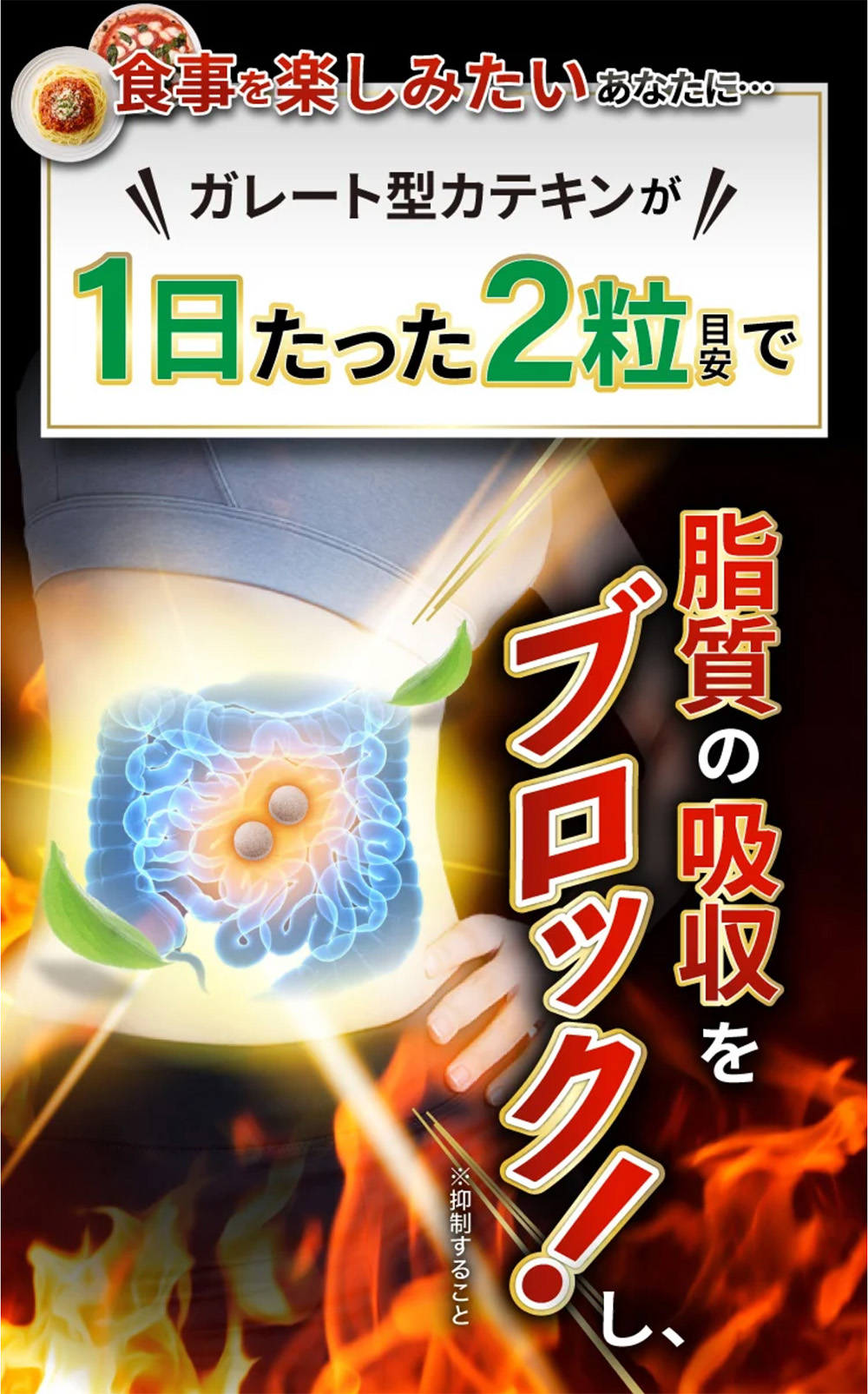 DMJえがお生活 【公式】 カテキン減脂粒 カテキンサプリ 茶カテキン
