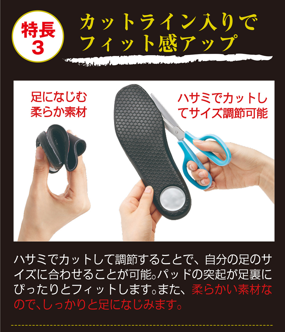 インソール 衝撃吸収 姿勢矯正 ダイエット ソール 中敷き 扁平足