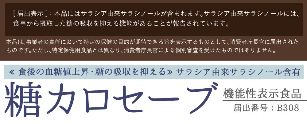 糖カロセーブ 31日分 機能性表示食品 DMJえがお生活 血糖値下げる