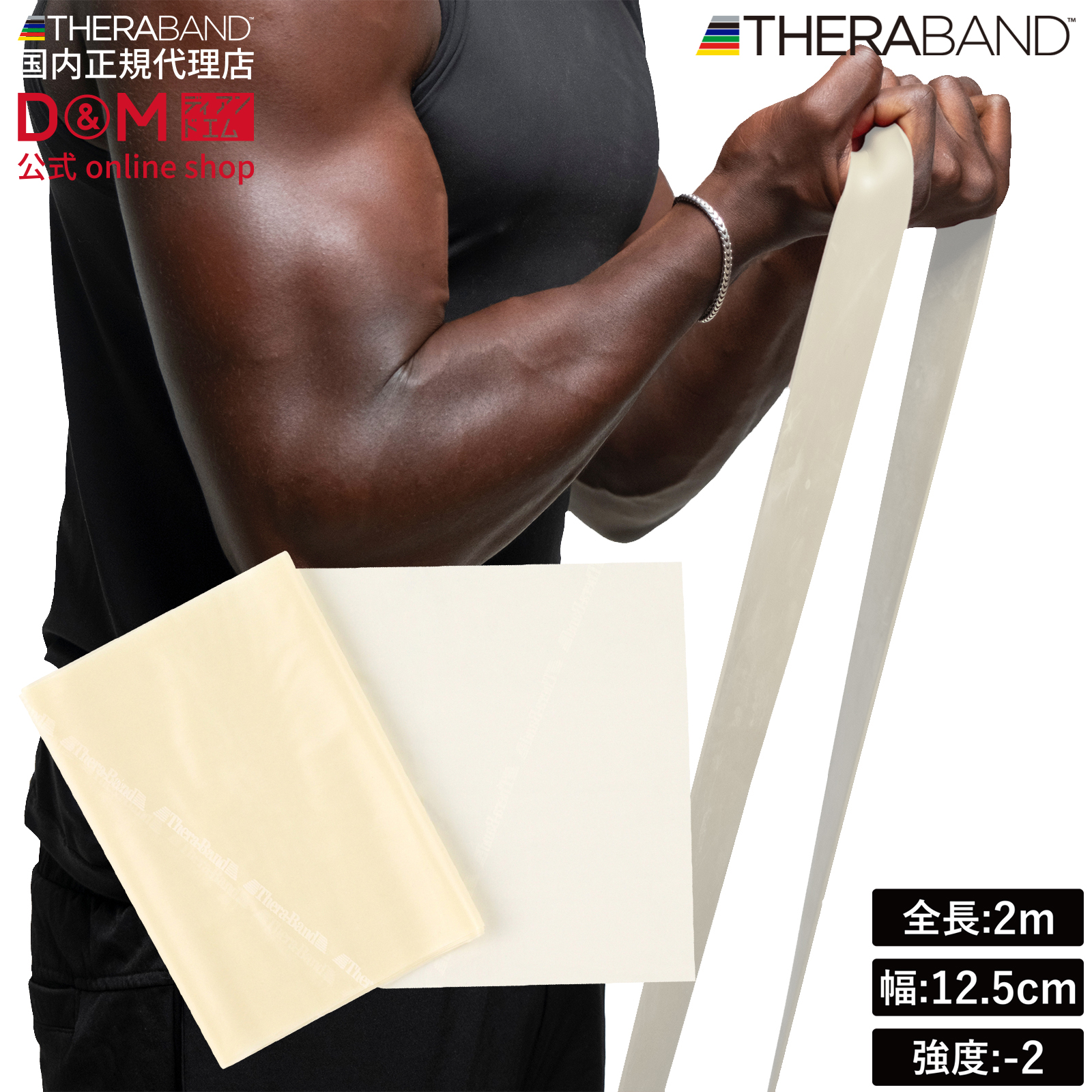 THERABAND（セラバンド） トレーニングバンド エクササイズバンド 強度