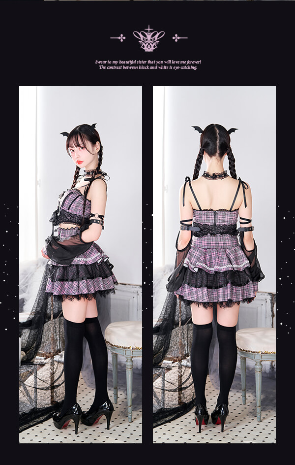 正規品]【あすつく】【中村里砂着用】サキュバス 悪魔 ピンク デビル