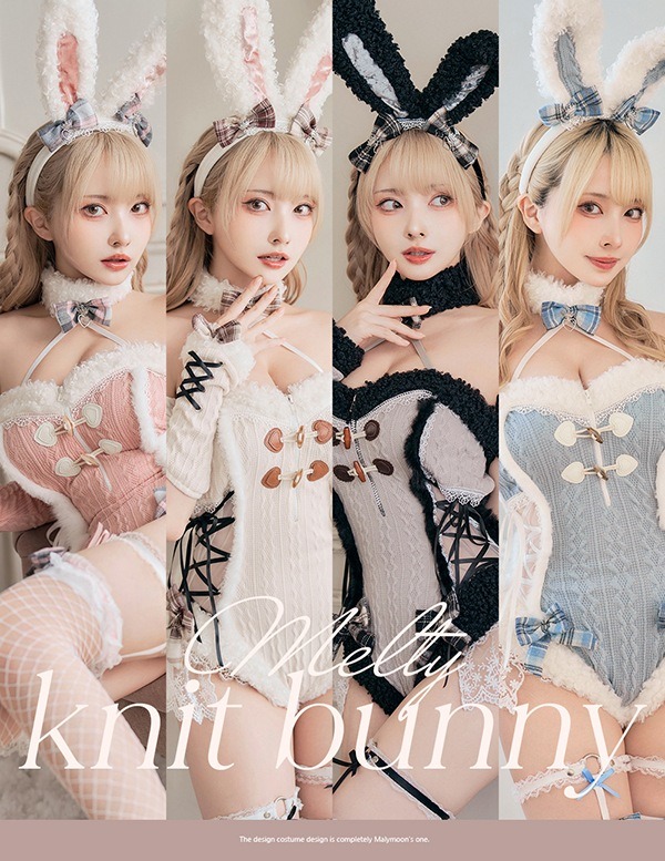 正規品]【一部予約】ニットバニー バニーガール うさぎ ハイレグ