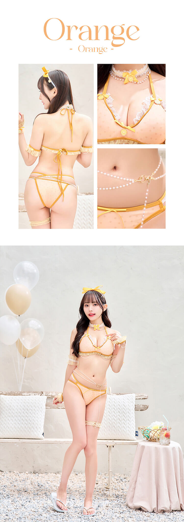 正規品]【あすつく】水着 ビキニ ブルー レッド ピンク オレンジ