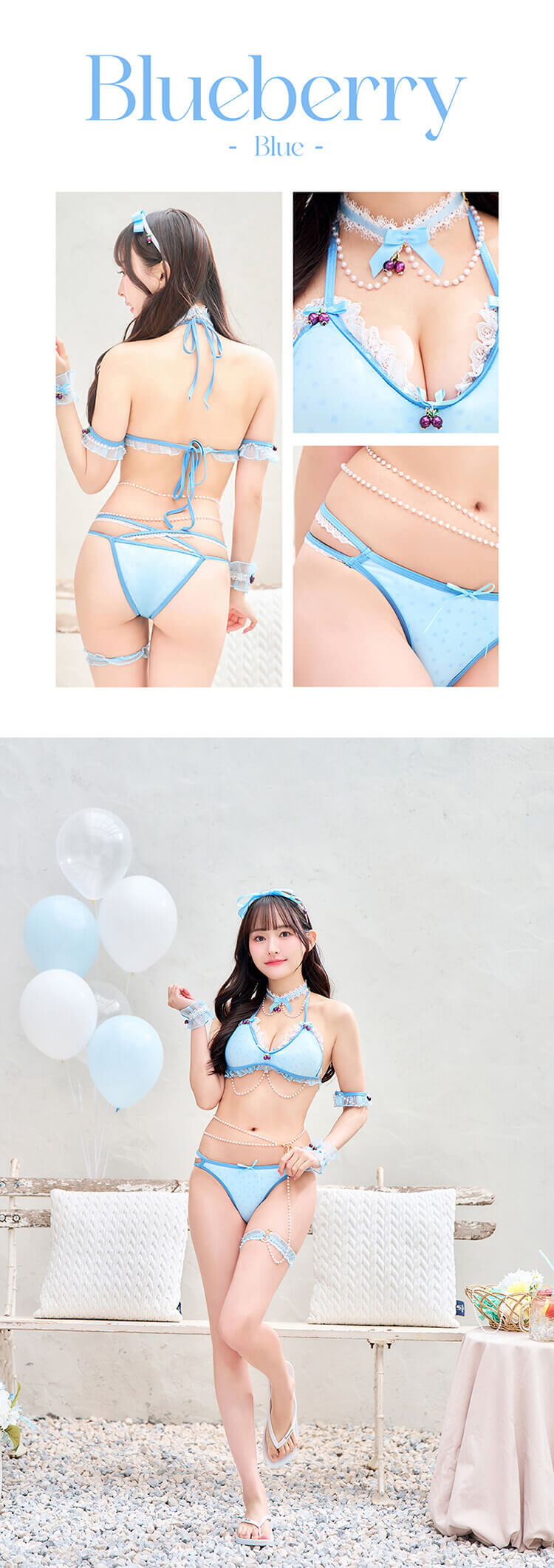 正規品]【あすつく】水着 ビキニ ブルー レッド ピンク オレンジ