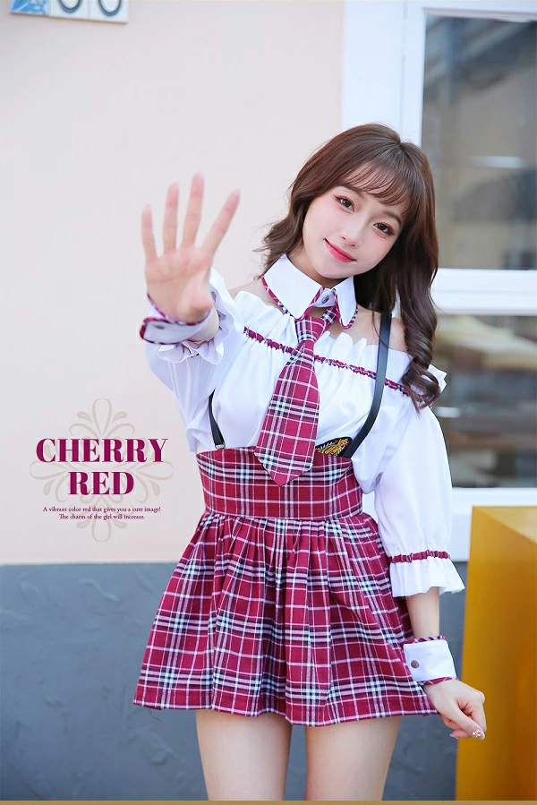 マリームーン】制服コスプレ 即日発送】チェックデビル制服