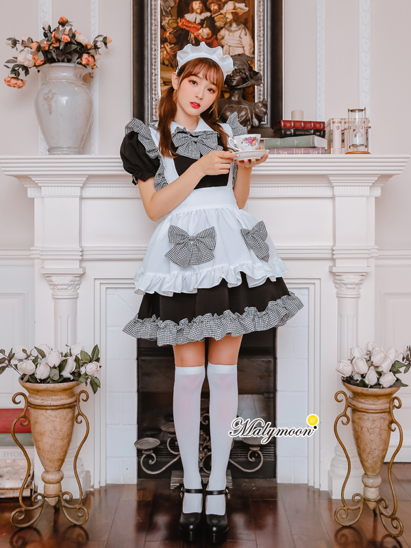 Malymoon メイド服 グレー マリームーン コスプレ メイド服 オーダーメイド 高級メイド