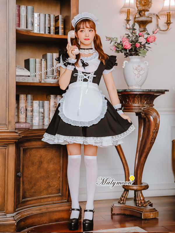 Malymoon メイド コスプレ 衣装 セクシー コスプレ メイド メイド服 高級 オーダーメイド ハロウィン セクシー