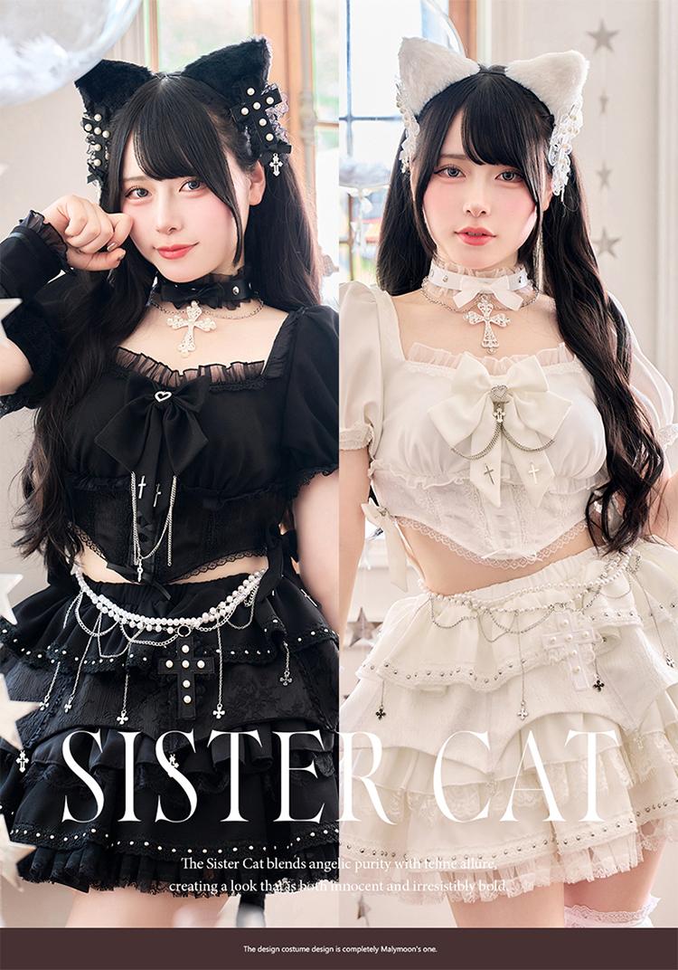 正規品]【あすつく】コスプレ アニマル 動物 キャット ねこ 白 黒