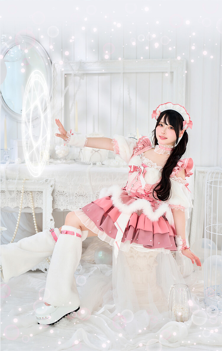 正規品]【あすつく】コスプレ 魔法少女 マジカル ピンク ブルー Mumei