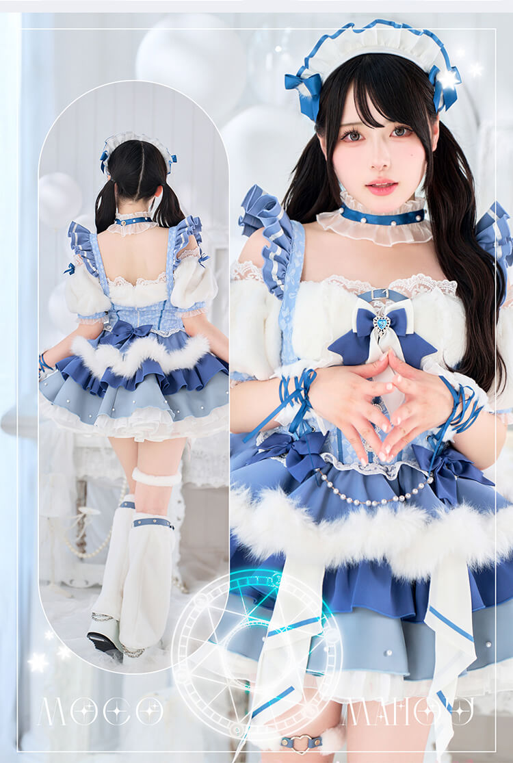 正規品]【あすつく】コスプレ 魔法少女 マジカル ピンク ブルー Mumei