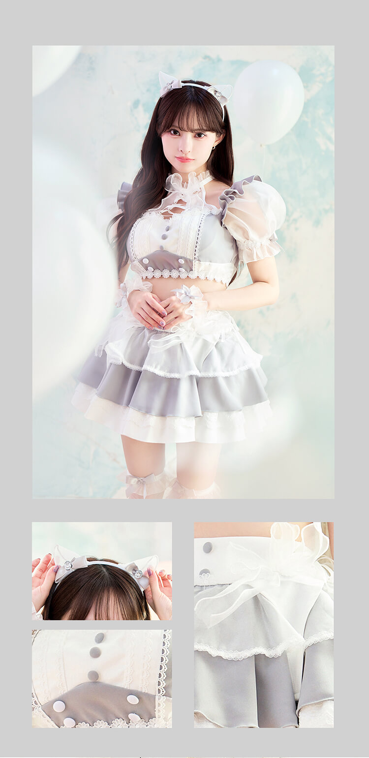 正規品]【ブラックSMサイズは予約】【藤咲凪着用】コスプレ メイド