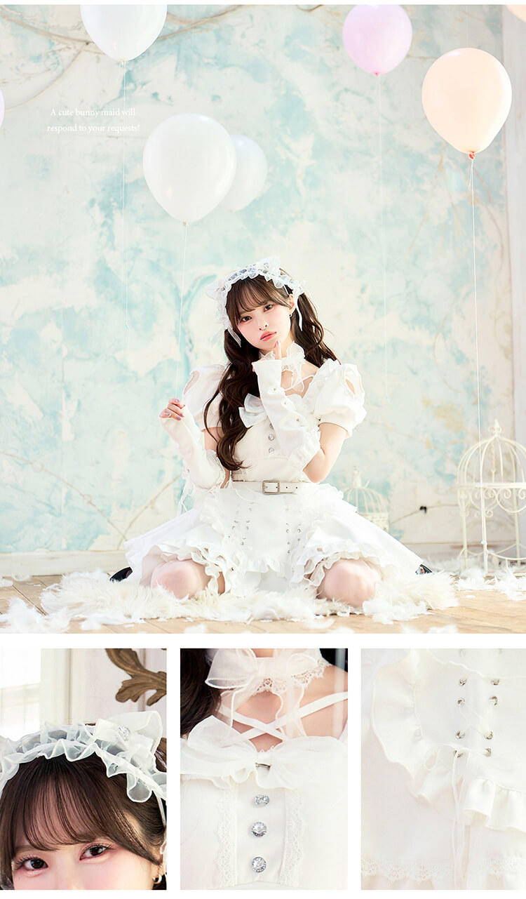 正規品]【ブラックSMは予約】【藤咲凪着用】コスプレ メイド