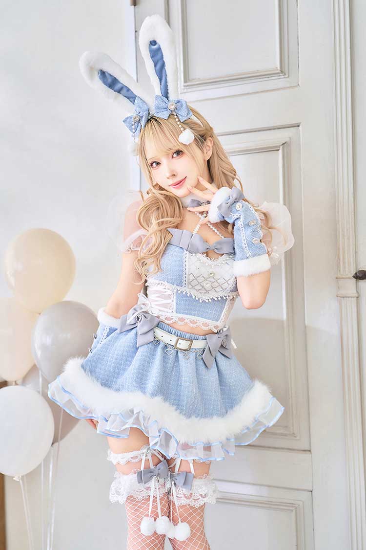 正規品]【ブラック/ライトブルーは予約】コスプレ バニーガール