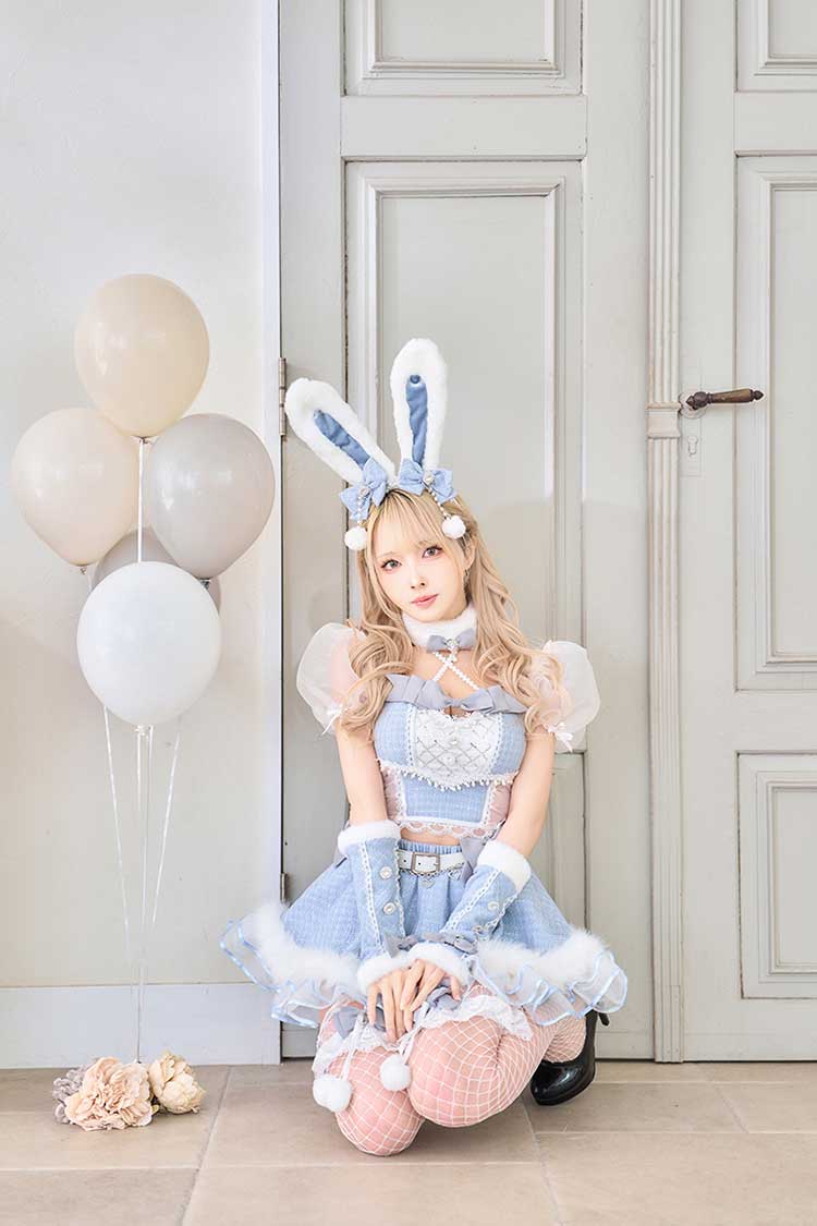 正規品]【ブラック/ライトブルーは予約】コスプレ バニーガール