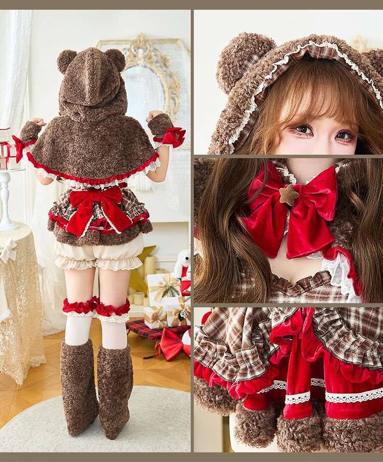 正規品]【あすつく】コスプレ クリスマス アニマル クマ ベア ブラウン