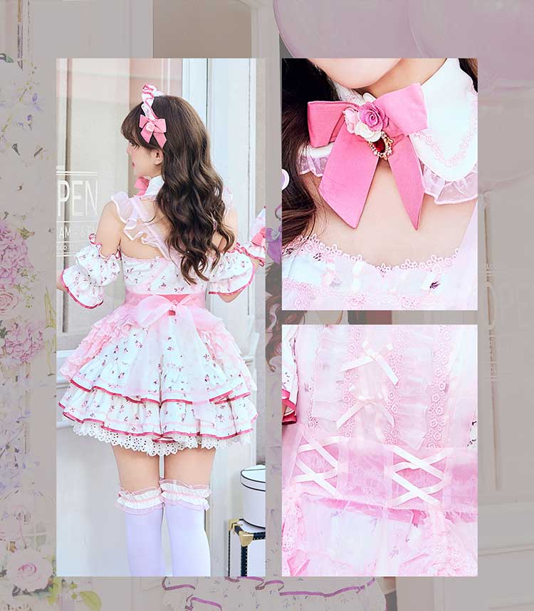 正規品]【あすつく】コスプレ メイド ウエイトレス 家政婦 パープル