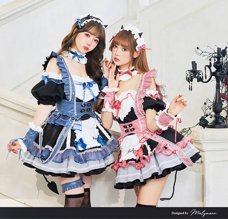 マリームーン サキュバス デビル コスプレ衣装 正規品]【あすつく】ハロウィン コスプレ 悪魔 デビル メイド