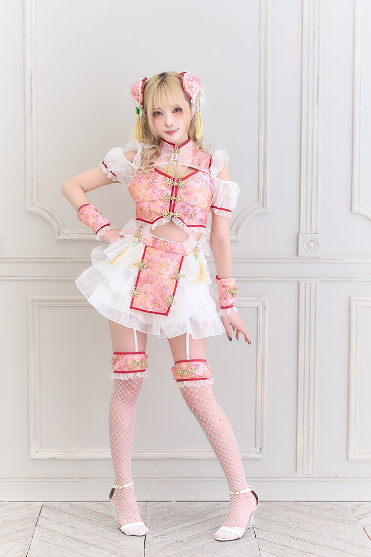 正規品]【あすつく】ハロウィン コスプレ チャイナ シフォン シスル