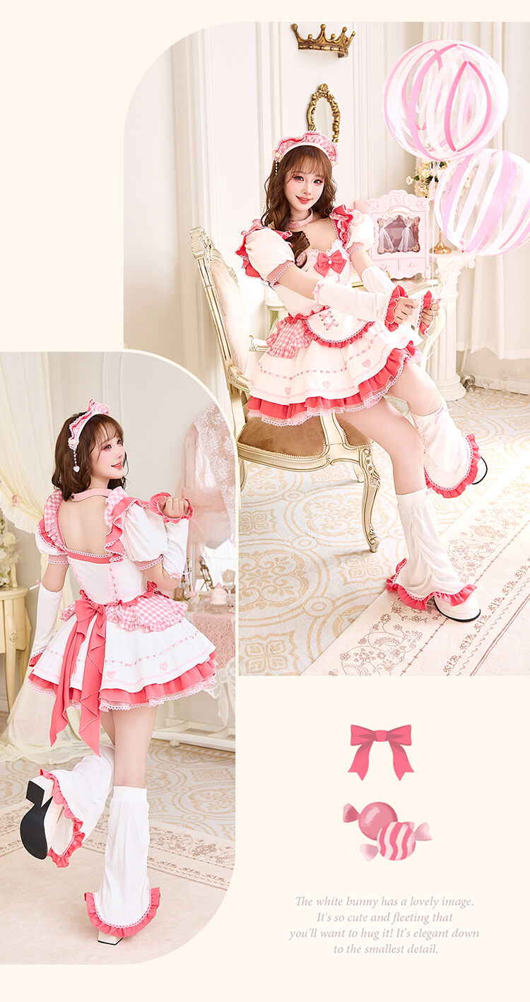 正規品]【あすつく】コスプレ キャンディ メイド ウエイトレス
