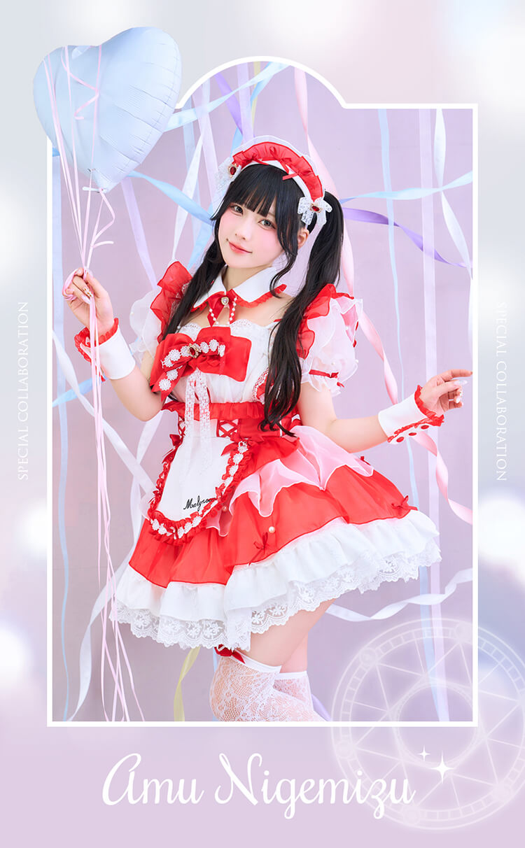 正規品]【MLサイズは予約】きゅるりんってしてみて 魔法少女 パープル