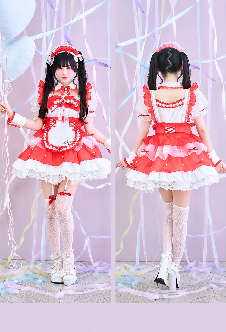 正規品]【MLサイズは予約】きゅるりんってしてみて 魔法少女 パープル