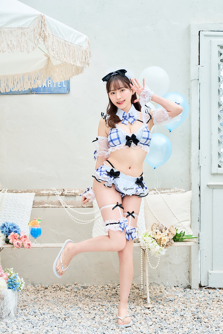 正規品]【一部予約】ビキニ 水着 オレンジ ライトブルー ピンク